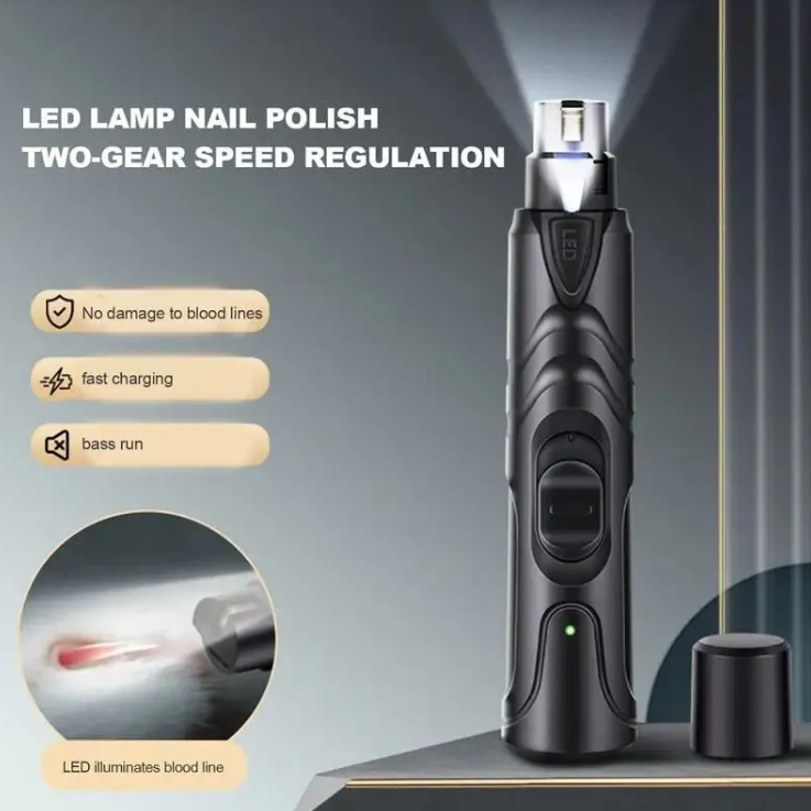 VYROVA PawGlow™ Pet Nail Grinder